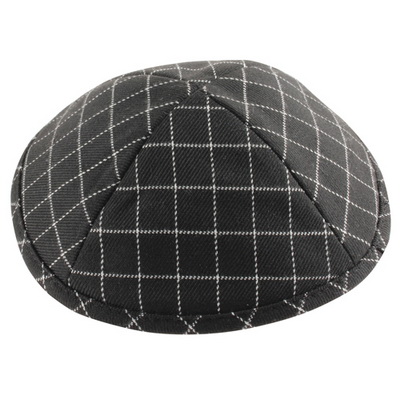 כיפה בד ריבועים 19 ס"מ
