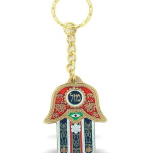 מחזיק מזל אדום 5 ס"מ עברית