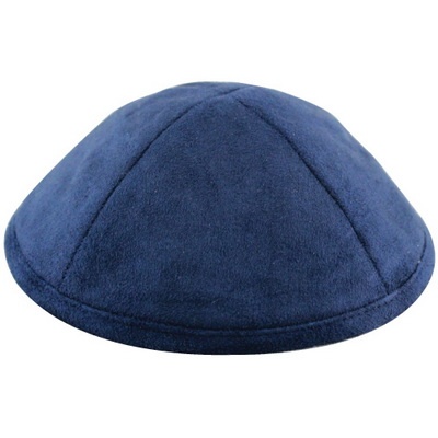 כיפה אולטרא סוויד כחול 19 ס"מ עם מקום לסיכה