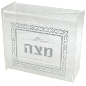 מעמד למצות פרספקס שקוף 22 ס"מ
