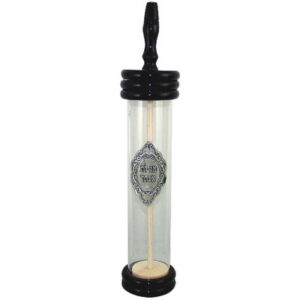 בית מגילה ספרדי עץ מהגוני עם פרספקס 25 ס"מ