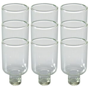 תשיעיית כוסית זכוכית לשמן 5 ס"מ