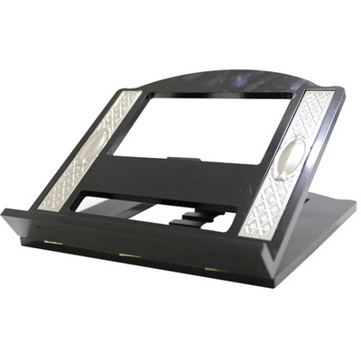 שטנדר עץ מהגוני עם שני פלקטות מוכספת 33X36 ס"מ