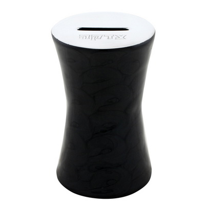 קופת צדקה מאלומיניום בגוון אפור כהה 14*10 ס"מ