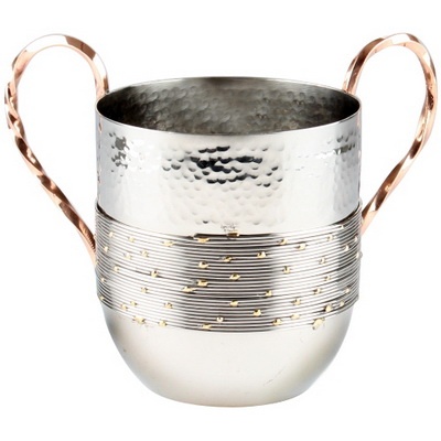 נטלה אלומיניום מרוקעת עם סלילים מהודרת 16 ס"מ