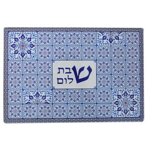  מגש חלה זכוכית עבה בלתי שבירה 25X37 ס"מ