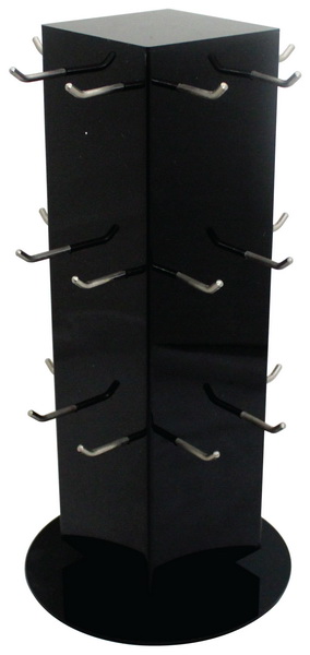 סטנד למחזיקים פרספקס 24 קוצים 41 ס"מ