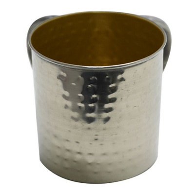 נטלה נירוסטה מרוקעת 11 ס"מ זהב