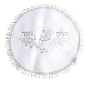 כיסוי פסח סטן עם רקמה 47 ס"מ אריזת צלופן