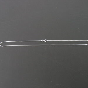 שרשרת כסף "בוקס" ריבועים קטנים מחוברים 45 ס"מ