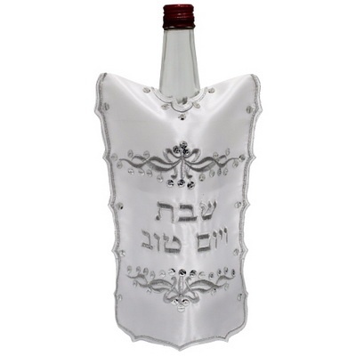 כיסוי לבקבוק יין סטן "עיטורים" 25 ס"מ