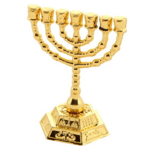 מנורה זהב בקופסא 3.5*4 ס"מ  400306