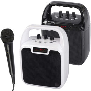 רמקול קריוקי Charge-it  BLUE TOOTH איכותי 10W טעינת USB ,מיקרופון CH-4321