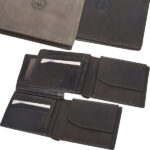 ארנק גבעוני גבר עור כאמל 12X9ס"מ  GV-2718  