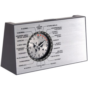 שעון עולם " יוניברס " מסתובב עם מעמד כרטיסי ביקור משולב   ZA-2834