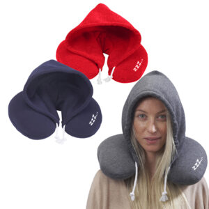 כרית לצוואר "סליפי" Sleepy עם קפוצ'ון ZA-2900