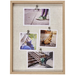 מסגרת לתמונות "אטבי מתכת" רוחב 40 גובה 30 ס"מ ZA-2995