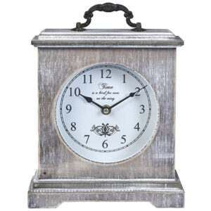 שעון עץ 20X23 ס"מ שולחני ZA-4217